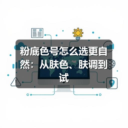 粉底色号怎么选更自然:从肤色、肤调到试色的实用方法(图3) 粉底色号怎么选更自然:从肤色、肤调到试色的实用方法(图3)